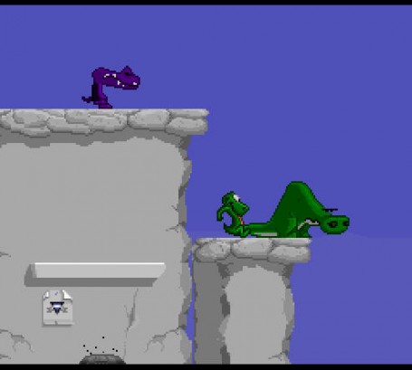 Скриншот №2. Приключения динозавра